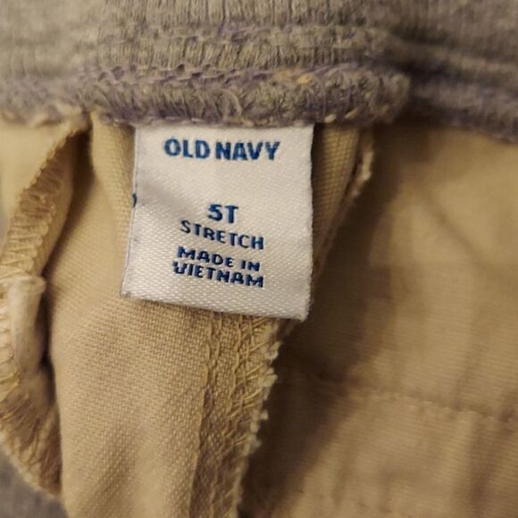 Old Navy Khaki Pull-On Pants Sz 5T - Picture 2 of 2